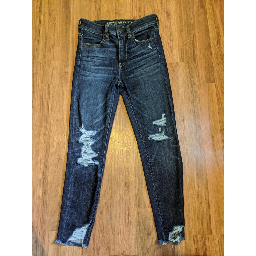 American Eagle high rise ankle jeggings